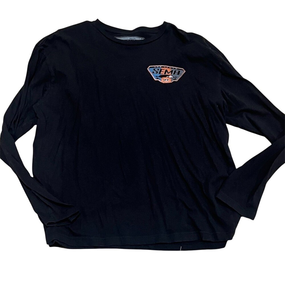 SEMA Show Las Vegas 2021 T-Shirt Men's XL Black Long Sleeve Graphic Print